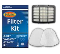 EnviroCare Premium Replacement Vacuum Cleaner Filters made to fit Shark Navigator Lift Away Models. 1 HEPA Filter and 2 Washable Foam and Felt Pre-Filters