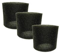 EnviroCare Replacement Foam Filter Designed to fit Shop-Vac Wet/Dry Vacuums 5-Gallon and Above, Type R 90585 9058500 905-85-00 905-85 VF2001TP 3 Filters