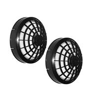 EnviroCare Replacement HEPA Dome Vacuum Filters made to fit Tristar Compact #COR-1805 ProTeam #106526 Air Storm #163104 Sandia 10-0219-H 2 Filters