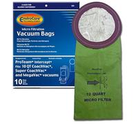 EnviroCare Replacement Micro Filtration Vacuum Cleaner Bags Designed to Fit Protem SuperCoach 10 Qt Backpacks 10 Pack