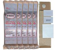 EnviroCare Replacement Micro Filtration Vacuum Cleaner Dust Bags made to fit Advance Spectrum, Clarke, CarpetMaster, Nilfisk Vacuums. 50 Bags + Exhaust & Pre Filters Filter
