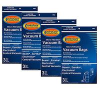 EnviroCare Replacement Vacuum Cleaner Bags Designed to fit Eureka, Beam, Electrolux, Star-Brute, Kenmore, Mastercraft, Nutone, Central Vacuums 12 Bags