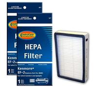 EnviroCare Replacement Vacuum Cleaner HEPA Filters designed to fit Kenmore Progressive EF-2 Machines 2 filters