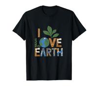 Environment Earth Day - I Love Earth Value Graphic T-Shirt