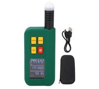 Environment Tester Temperature Humidity Digital LCD, Multi Function Weather Station, Accurate Altitude Pressure Noise Measurement - Indoor Outdoor Use, Barometer Radon Test Kit