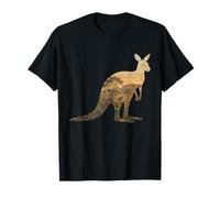 Environmental and Climate Protection Kangaroo Silhouette T-Shirt