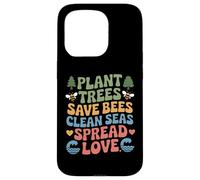 Environmental Awareness Nature Lover Plant Trees Save Bees Case for iPhone 15 Pro