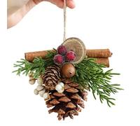 EnviroNmental Christmas Decorations with Bells Antlers Pinecone for Holiday Decorations Bells for Home Shop Christmas