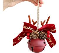 EnviroNmental Christmas Decorations with Bells Antlers Pinecone for Holiday Decorations Bells for Home Shop Christmas
