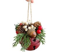EnviroNmental Christmas Decorations with Bells Antlers Pinecone for Holiday Decorations Bells for Home Shop Christmas