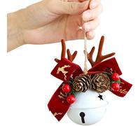 EnviroNmental Christmas Decorations with Bells Antlers Pinecone for Holiday Decorations Bells for Home Shop Christmas