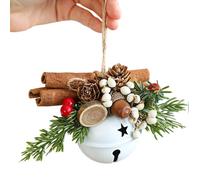 EnviroNmental Christmas Decorations with Bells Antlers Pinecone for Holiday Decorations Bells for Home Shop Christmas