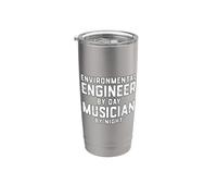Environmental Engineer By Day Musician By Night Engineering Stainless Steel Insulated Tumbler