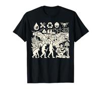Environmental Engineer Evolution Sustainability Job Work T-Shirt