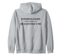 Environmental Engineer Protecting the Future Thru Ecosystems Zip Hoodie
