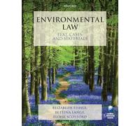 Environmental Law Text, Cases, and Materials
