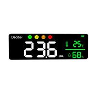 Environmental Meter for Noise Temperature Humidity Measurement Wall Mounted for Indoor Warehouse Temperature Monitor