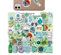 Environmental Protection Stickers | Fadeless Water Resistant Nature Protection Stickers - Arts Supplies for Skateboards, Notebooks, Desks, Laptops, Water Bottles, Mug