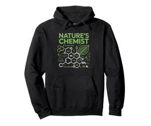 Environmental Scientist Earth Globe Molecular Science Pullover Hoodie
