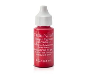Environmental Technology 1-Ounce Casting' Craft Opaque Pigment, Red