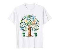 Environmental Tree Design with Sustainability Elements T-Shirt