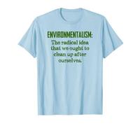 Environmentalism Definition for Environmentalist and Earth T-Shirt
