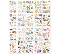 Environmentally Friendly Waterproof And Durable Children'S Easter Tattoo Stickers Funny Party Atmosphere Cartoon Rabbit Tattoo120×75mm