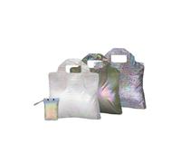 Envirosax Full Pouch Sets Sliver Space Reusable Bags Eco-Friendly Grocery Bags Set of 3, Multicolored, L