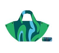 Envirosax Magic Bag - ONLY ONE EARTH Large Grocery Shopping Bags Water Resistant Foldable Multiuse