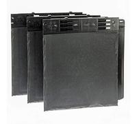 Envirotile Plastic Slates/Roof Tiles/Roof Shingles - Slate Effect Anthracite Grey -25 Tile Pack