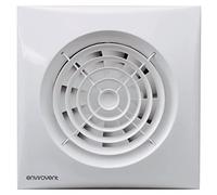 Envirovent SIL100 Silent-100 Axial Silent Extractor Fan Axial 100 mm / 4 Inch Timer Model (White)