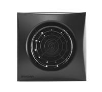 Envirovent SIL100HT-B SILENT 100 Extractor Fan with Adjustable Timer & Adjustable Humidity Sensor - Black