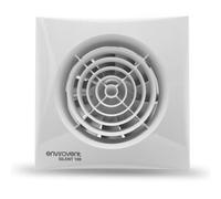Envirovent SIL100S (No Timer) Silent-100 Axial Silent Bathroom Extractor Fan 100 mm / 4" Standard Model White