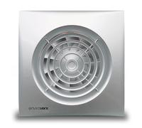 Envirovent SIL100SSILVER Silent Extractor Fan Matt Chrome/Silver Finish (NO timer)