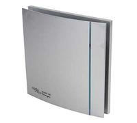 Envirovent Silent Design 100mm Timer, Humidity Sensor in Silver - SILDES100HTS