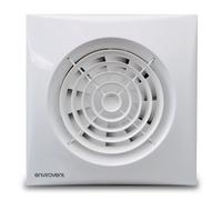Envirovent Silent 100mm Bathroom & Wc Extractor Fan With Timer & Backdraught Shutter - Whisper Quiet Sil100S