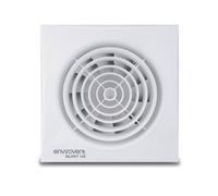 Envirovent Silent 125mm 5" Ultra Quiet Wc & Bathroom Extractor Fan With Adjustable Timer & Humidity Sensor - Sil125T