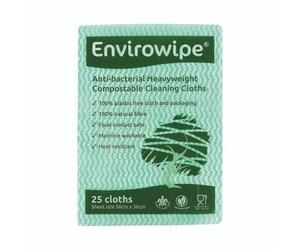 Envirowipe Folded Cloths Green PK25