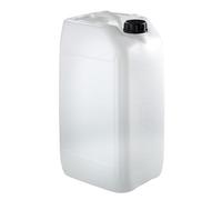 ENVIROZEST 25L Water Container, Jerry Can with TE Lid, UN Approved, BPA Free, HDPE, Clear