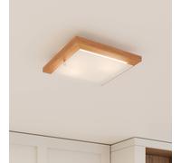 Envostar Kerio ceiling lamp 30x30cm pine rustic