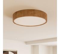 Envostar Kerio ceiling light, Ø 47 cm, natural oak