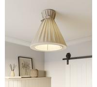 Envostar Lola ceiling light, ecru
