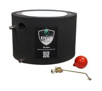 Envy 25 Litre Stainless Steel Expansion Header/F&E Tank - 1/2″ Ball Valve and Float Included