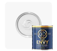 ENVY All-in-One Paint - High Coverage Paint for Interior & Exterior Walls, Wood & Furniture | Multi Surface Paint & Primer | Designer Colours For All Walls - All White - 1L - Satin