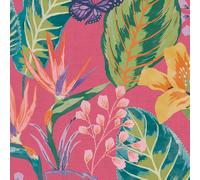 Envy Eden Floral Wallpaper - Hot Pink - 10m