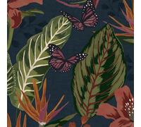 Envy Eden Floral Wallpaper - Night - 10m