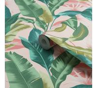 Envy Leaf It Out Sunrise Tropical Smooth Wallpaper