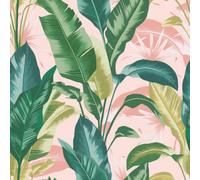 Envy Leaf It Out Sunrise Tropical Smooth Wallpaper Sample