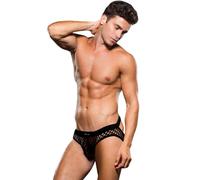 Envy Modern Fishnet Open-Back Brief Black, M/L