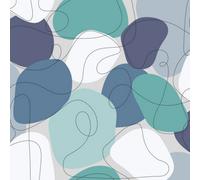 Envy Mood The Blues Abstract Smooth Wallpaper Sample